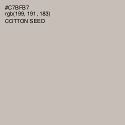 #C7BFB7 - Cotton Seed Color Image